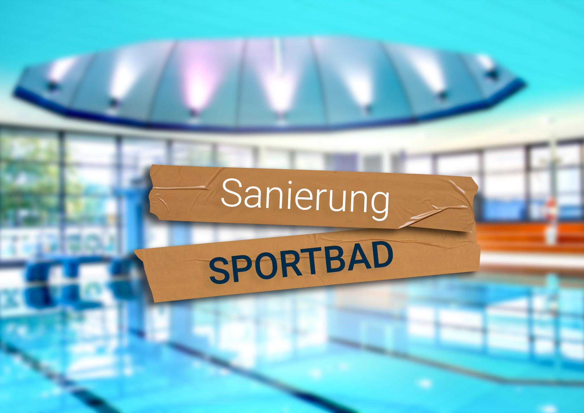 Innenansicht vom Sportbad in St. Lorenz