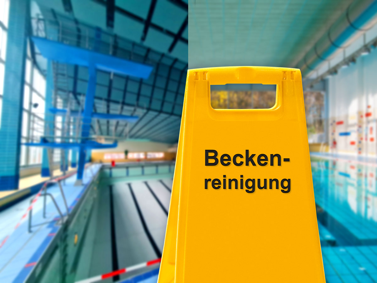 Reinigungsmaßnahmen werden im Zentralbad und Schwimmbad Kücknitz durchgeführt.